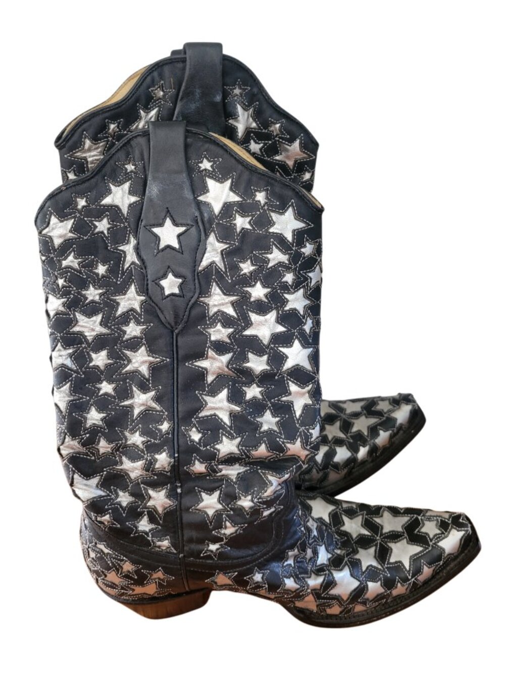Women's Western Leather Corral Boots